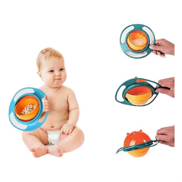 Rotating Baby Bowl Used For Serving Food To Kids